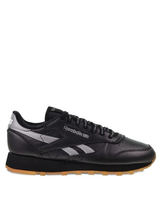 Reebok Black Classic Places+Faces Leather Sneakers