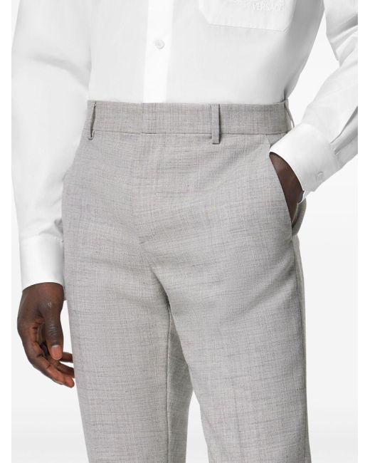 Versace Hose mit schmalem Schnitt in Gray für Herren