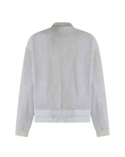Moorer Gray Veste À Fermeture Zippée