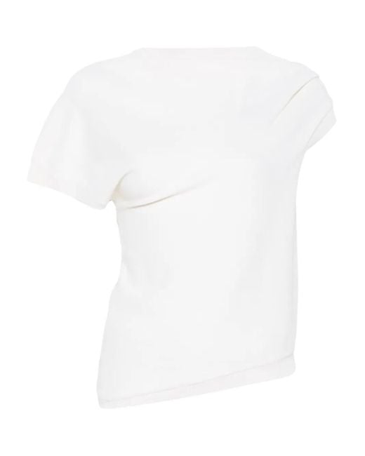 Rohe デコンストラクテッド ニットトップ White