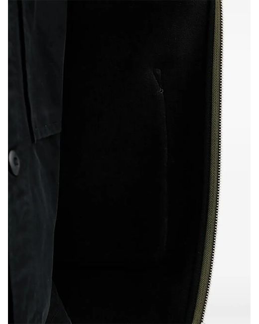 Benetton Green Zip Pockets Jacket for men