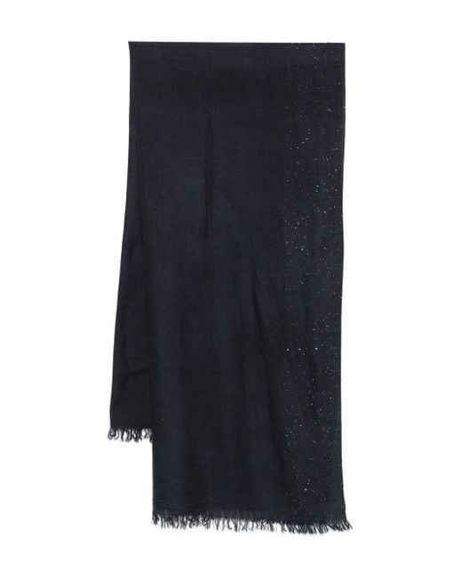 Sciarpa Con Paillettes di Faliero Sarti in Blue