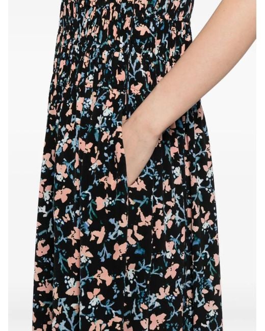 Abito Midi Sylvie Con Scollo A V di Ulla Johnson in Black