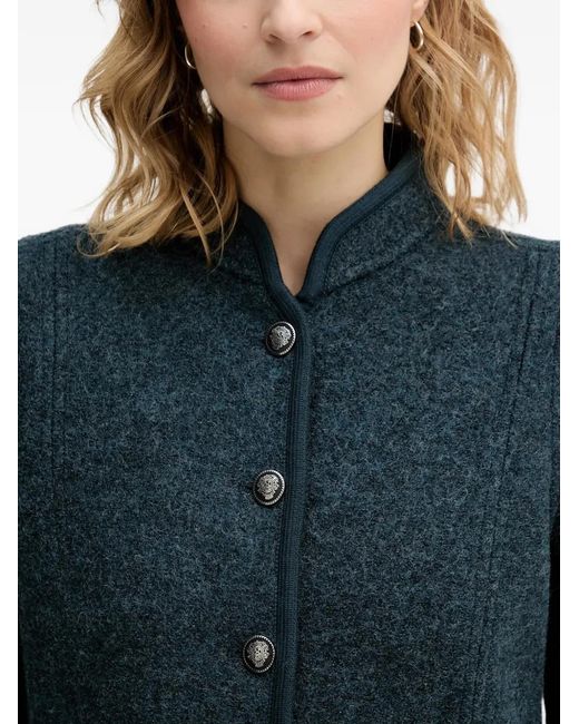 INTROPIA Blue Buttoned Jacket