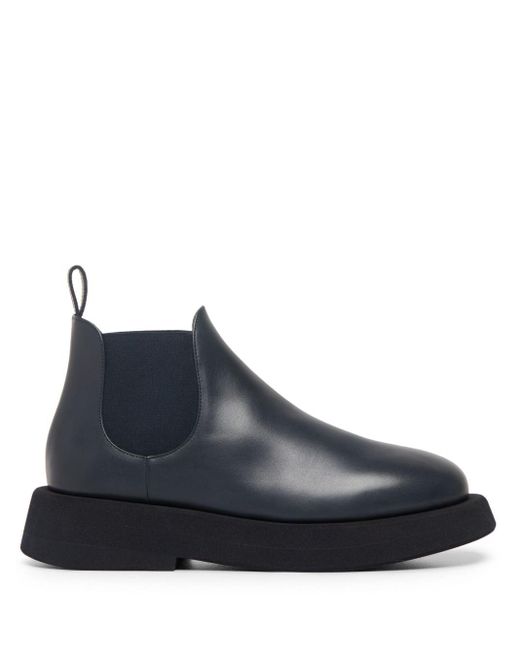 Marsèll Blue Gommellone Leather Chelsea Boots for men