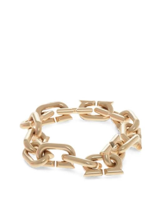 Ferragamo Metallic Necklace Maxi Chain