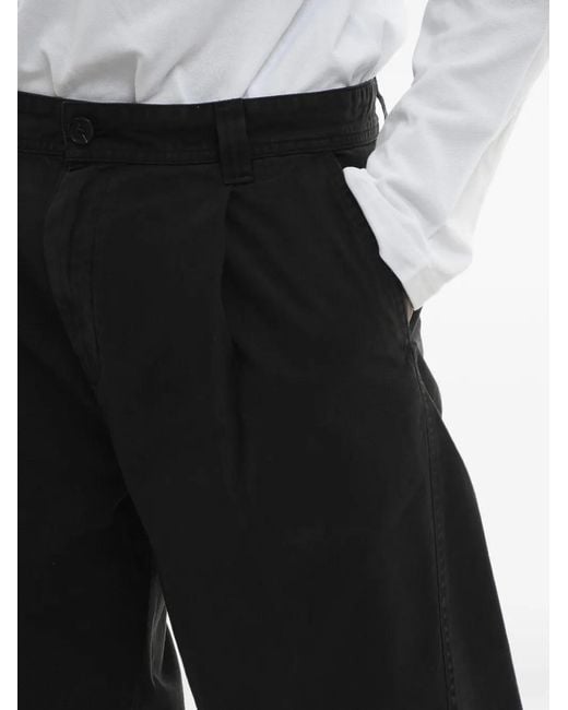 DIESEL Black P-Arthur-A Pleated Trousers for men