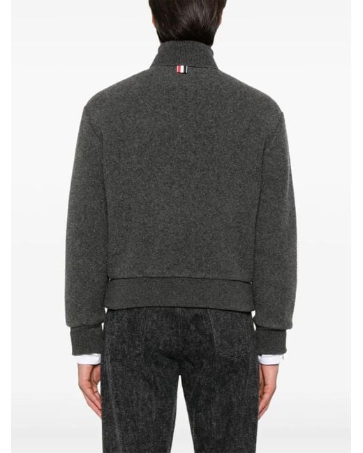 Thom Browne メンズ グレー ウール ジャケット