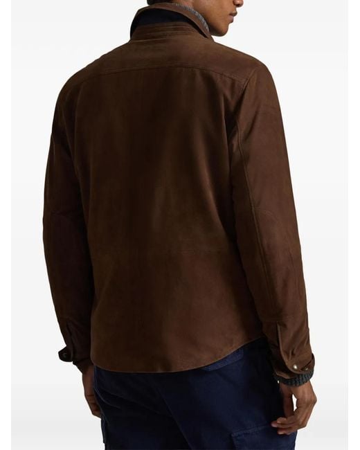 Polo Ralph Lauren Brown Chest-Pocket Shirt Jacket for men