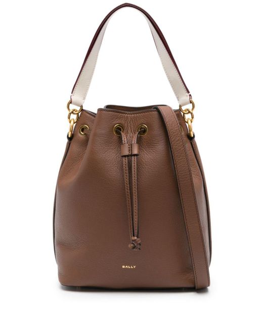 Bally Code バケットバッグ Brown