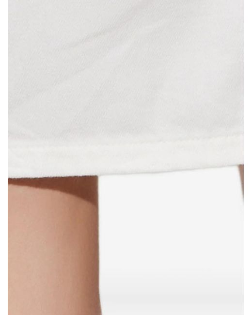 Rag & Bone White Embroidered Mini Dress