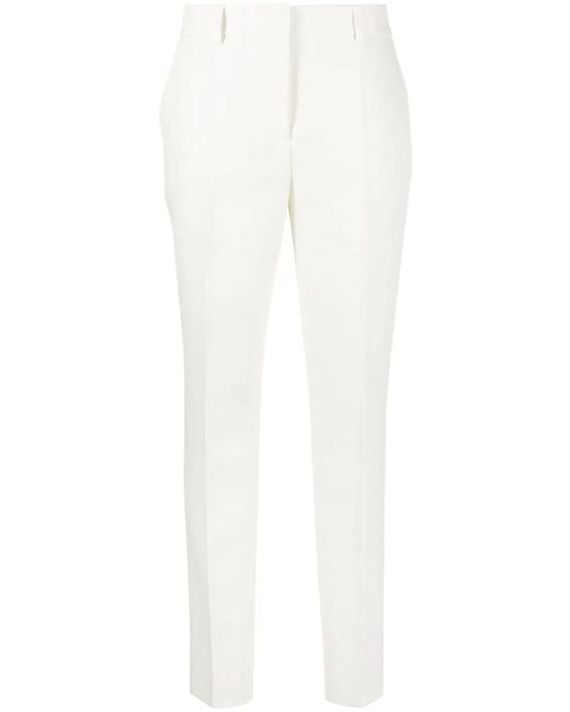 Philosophy Di Lorenzo Serafini White Straight-Leg Trousers
