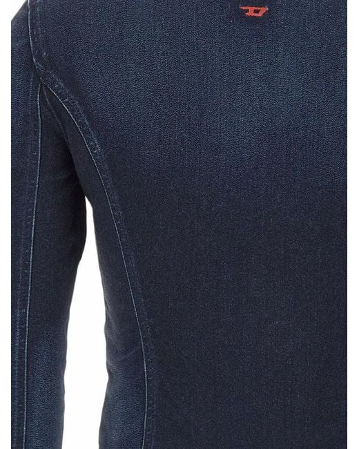 DIESEL Blue Cropped Jacket