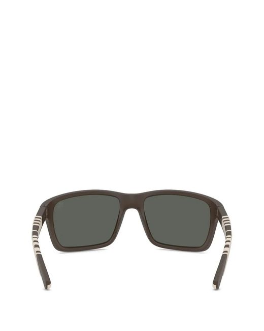 Burberry Brown Rectangular-Frame Sunglasses