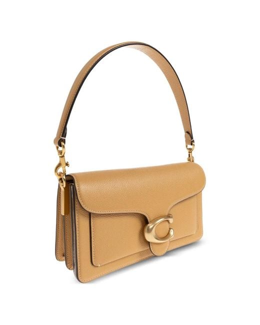 COACH Metallic Tabby 26 Leather Shoulder Bag