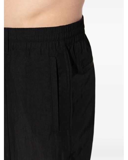 Emporio Armani Black Elasticated Seam Track Pants for men