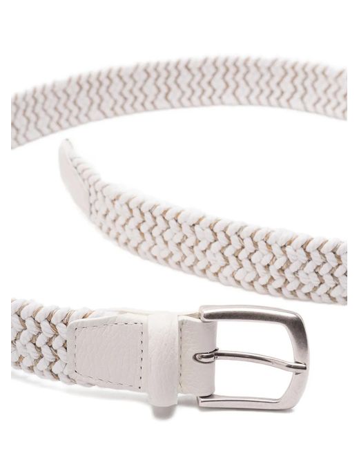 Orciani White St. Topez Elast Belt for men