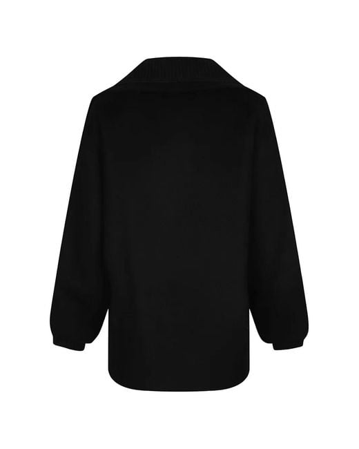 P.A.R.O.S.H. Black Layered Zip-Up Jacket