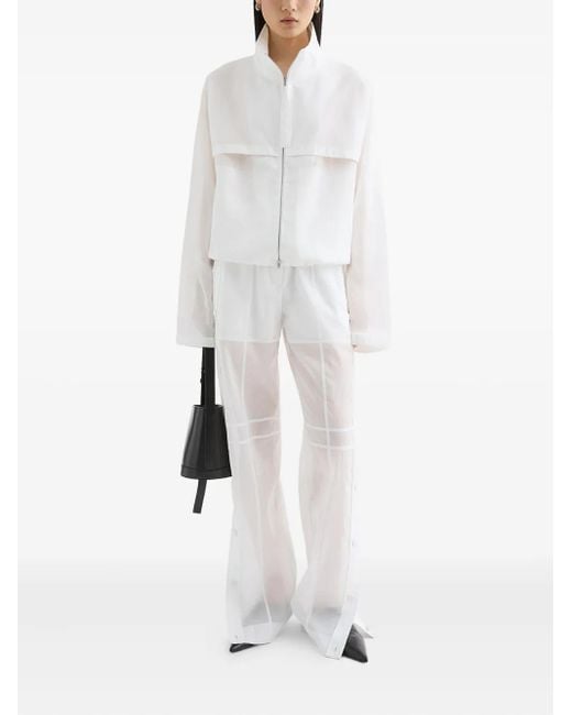 Jil Sander White Lightweight Jacket