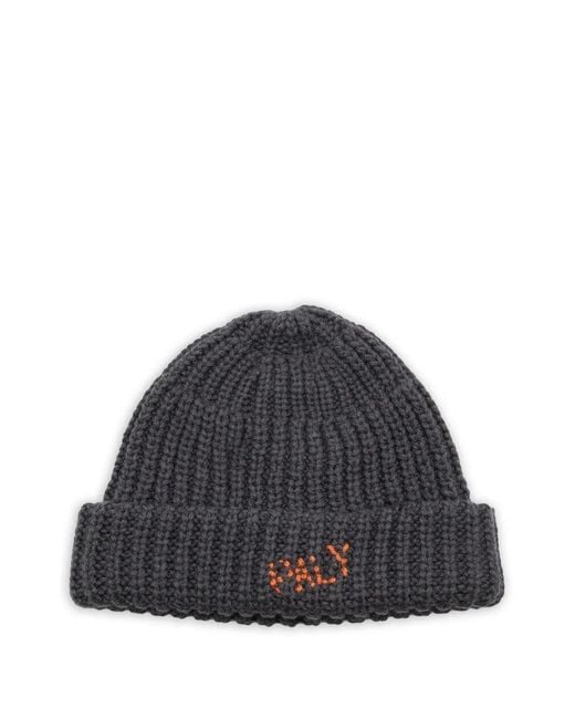 PALY Blue Hand Knit Beanie for men