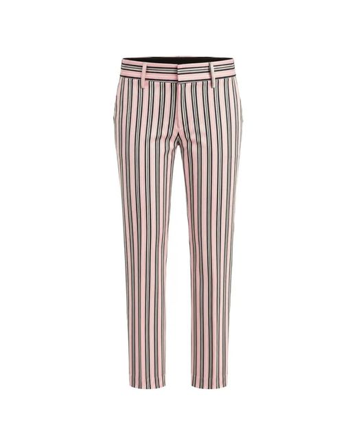 DSquared² Pink Pantalon À Rayures