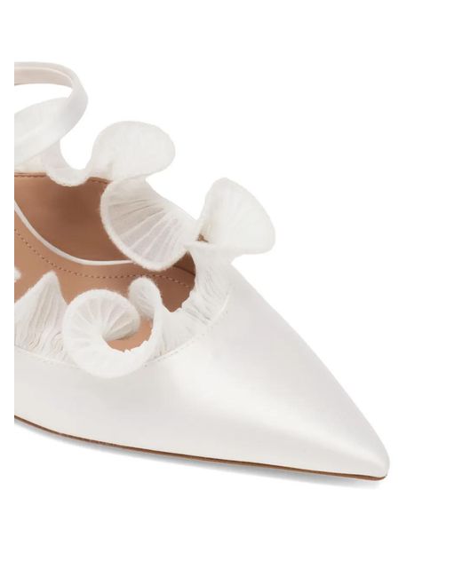 Malone Souliers White Cecile Mules