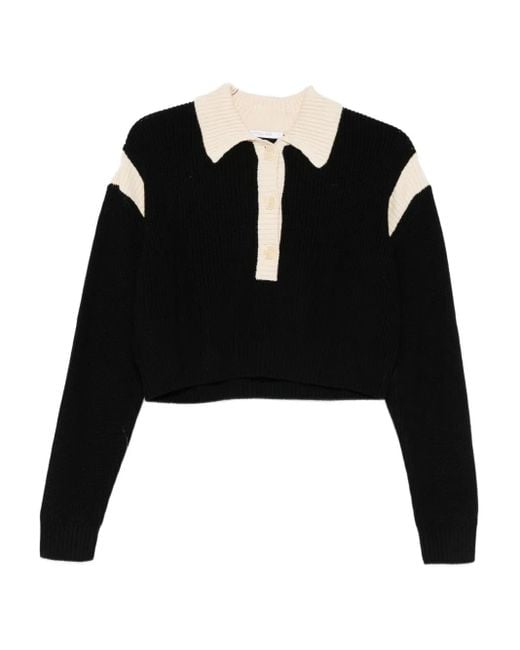 Pull À Design Colour Block Patrizia Pepe en coloris Black