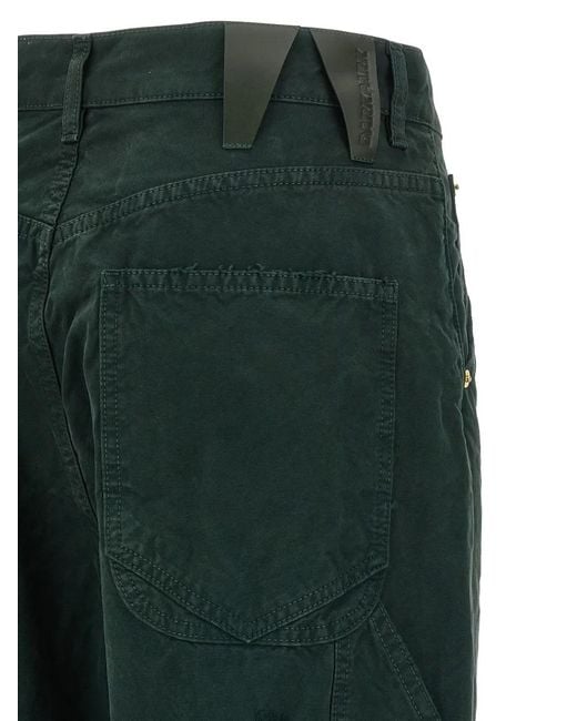 DARKPARK Green Lisa Belt-Loop Pocket Trousers