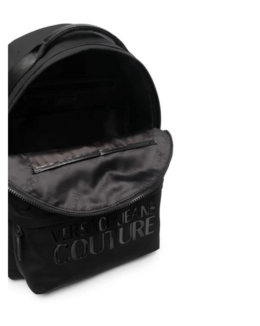 メンズ Versace Jeans Couture ロゴ バックパック Black