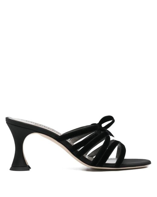 Sandales Clementel 80 Mm Manolo Blahnik en coloris Black