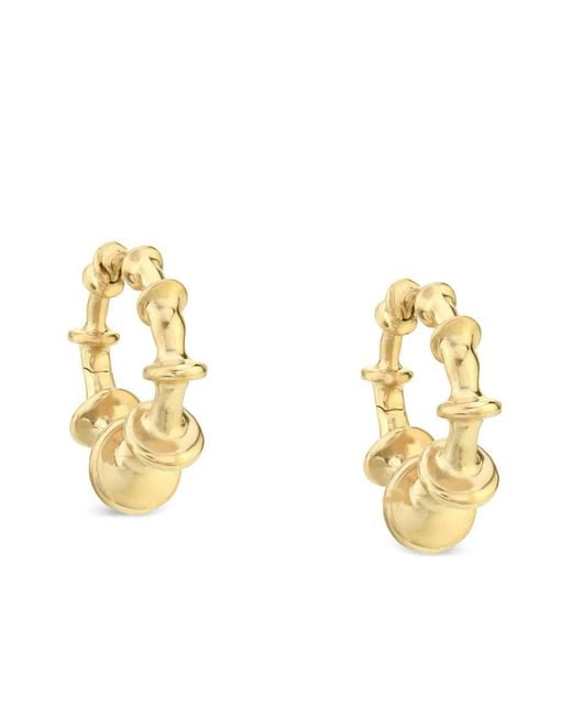 VRAM Metallic Mini Hoop Earrings