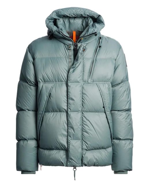 メンズ Parajumpers フーデッド パデッドジャケット Green
