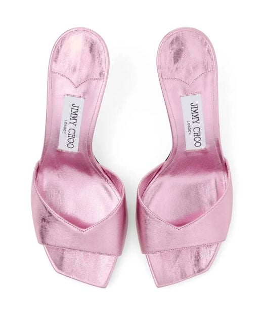 Mules Skye 70Mm di Jimmy Choo in Pink
