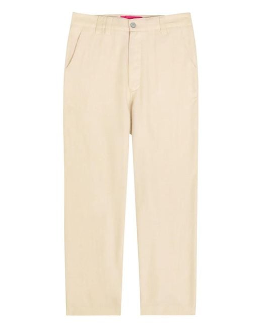 The Elder Statesman Natural Pashmina Trousers for men