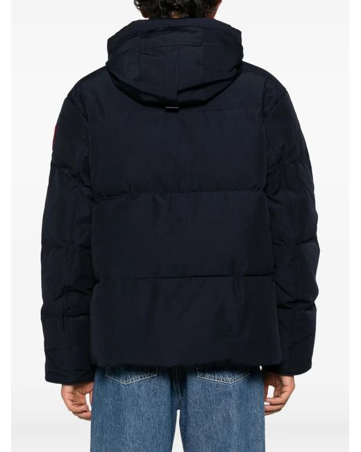 Canada Goose Blue Seymour Hooded Quilted Coat for men