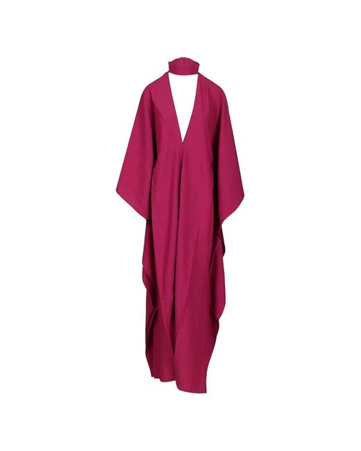 Taller Marmo Red V-Neck Maxi Dress
