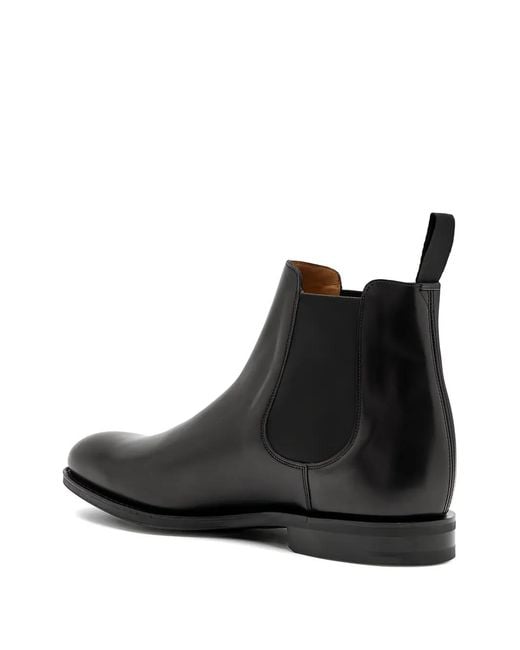Church's Black Elasticated-Panel Boots for men