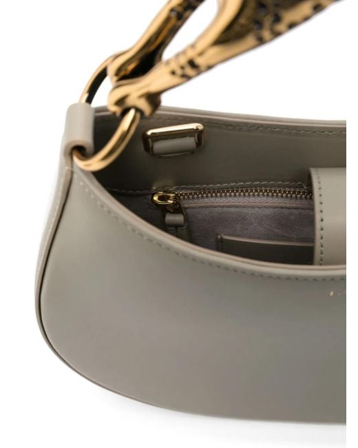 Lanvin キャット レザー ハンドバッグ Gray