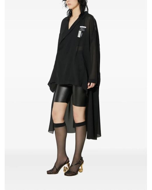 Undercover Black Asymmetrical Top