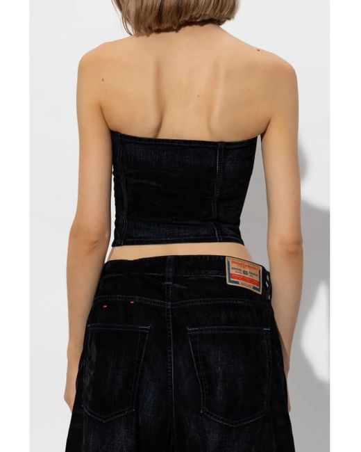 DIESEL Black De-Ville-D Top