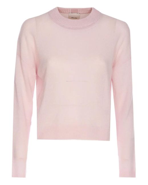 Pull À Col Rond Allude en coloris Pink