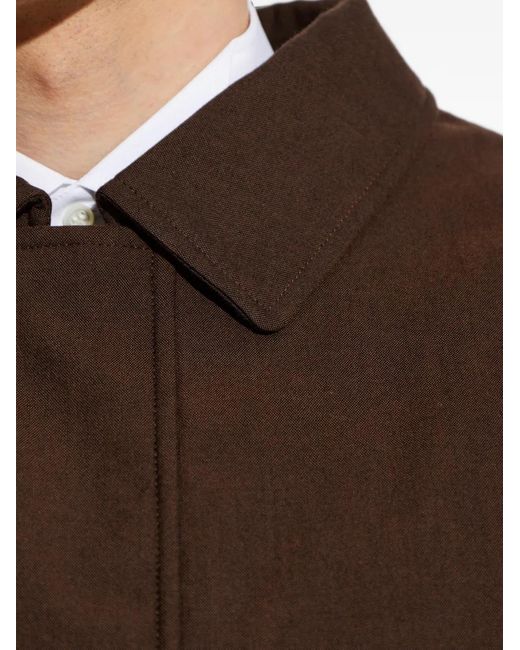 MM6 by Maison Margiela Brown Concealed-Fastening Jacket for men