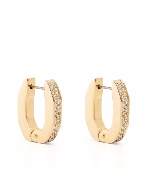 Swarovski Metallic Dextera Creolen Mit Kristallen