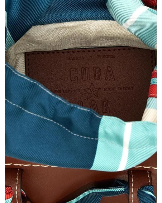 CUBA LAB Habanera Zijden Shopper in het Blue
