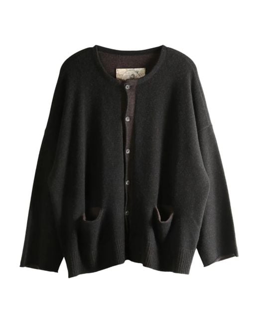 メンズ Ziggy Chen Pocket Button Cardigan Black