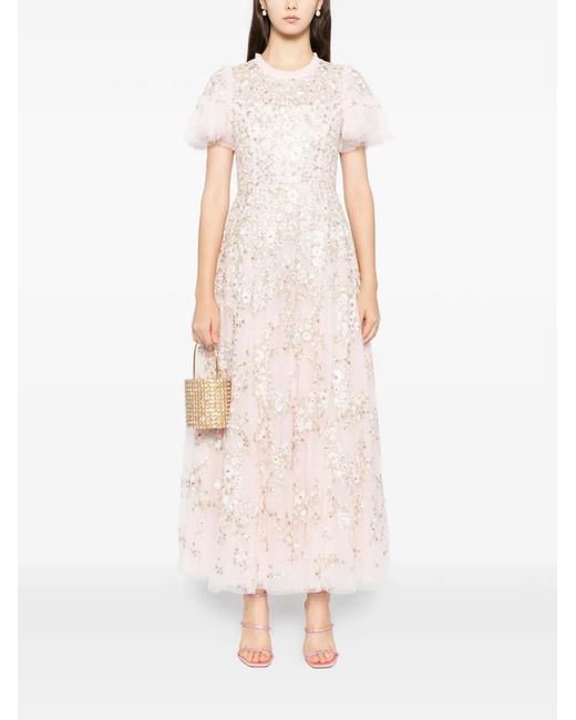 Needle & Thread Pink Lunaria Gown