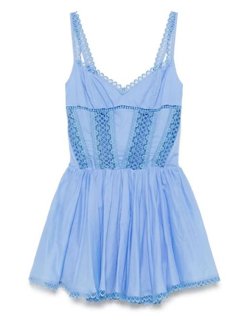 Charo Ruiz Blue Gardenia Short Dress