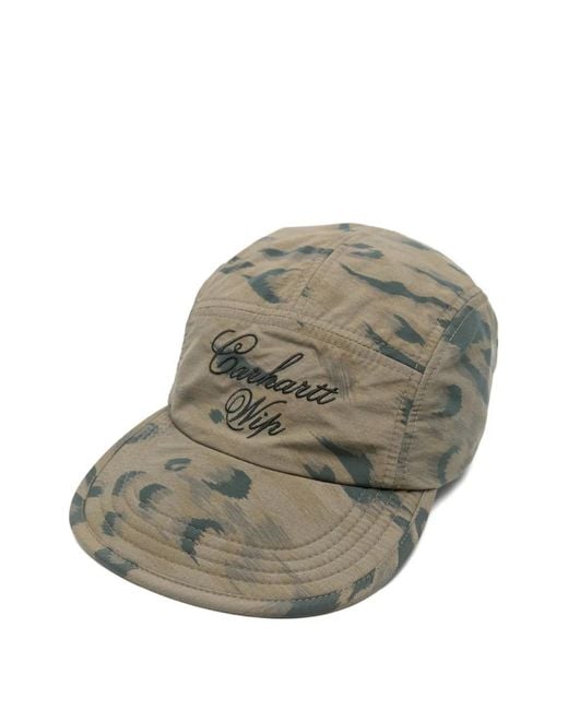 Carhartt Gray Casquette Imprimée À Logo Brodé Travon for men
