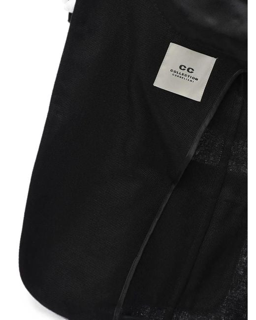 Corneliani Black Cc Collection Silk-Twill Blazer for men