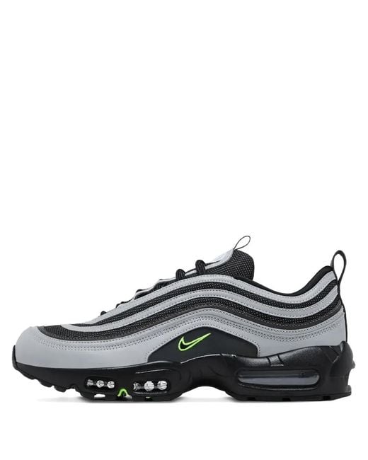 Nike Gray Air Max 95/97 "Ducks Of A Feather Lightning" Lace-Up Sneakers for men